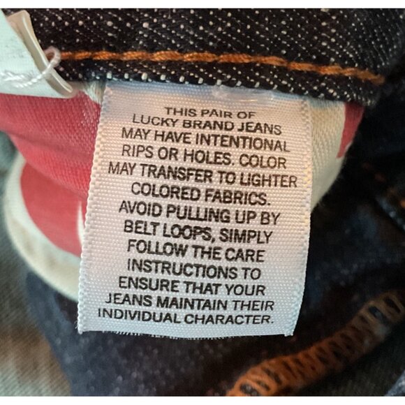 Lucky Brand Mens 361 Vintage Straight Jeans W34 L34 Handcrafted Denim - Picture 7 of 10